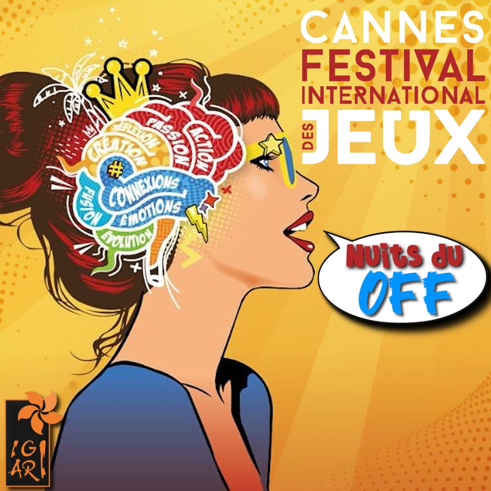 Cette année, nous serons à Cannes mais nous n'aurons pas de stand.

Notre nouveauté arrivera qu'en octobre, nous préférons faire l'impasse faute de nouvelle sortie immédiate.

Nous allons en profiter pour passer plus de temps au OFF et découvrir, qui sait, notre prochain hit ...