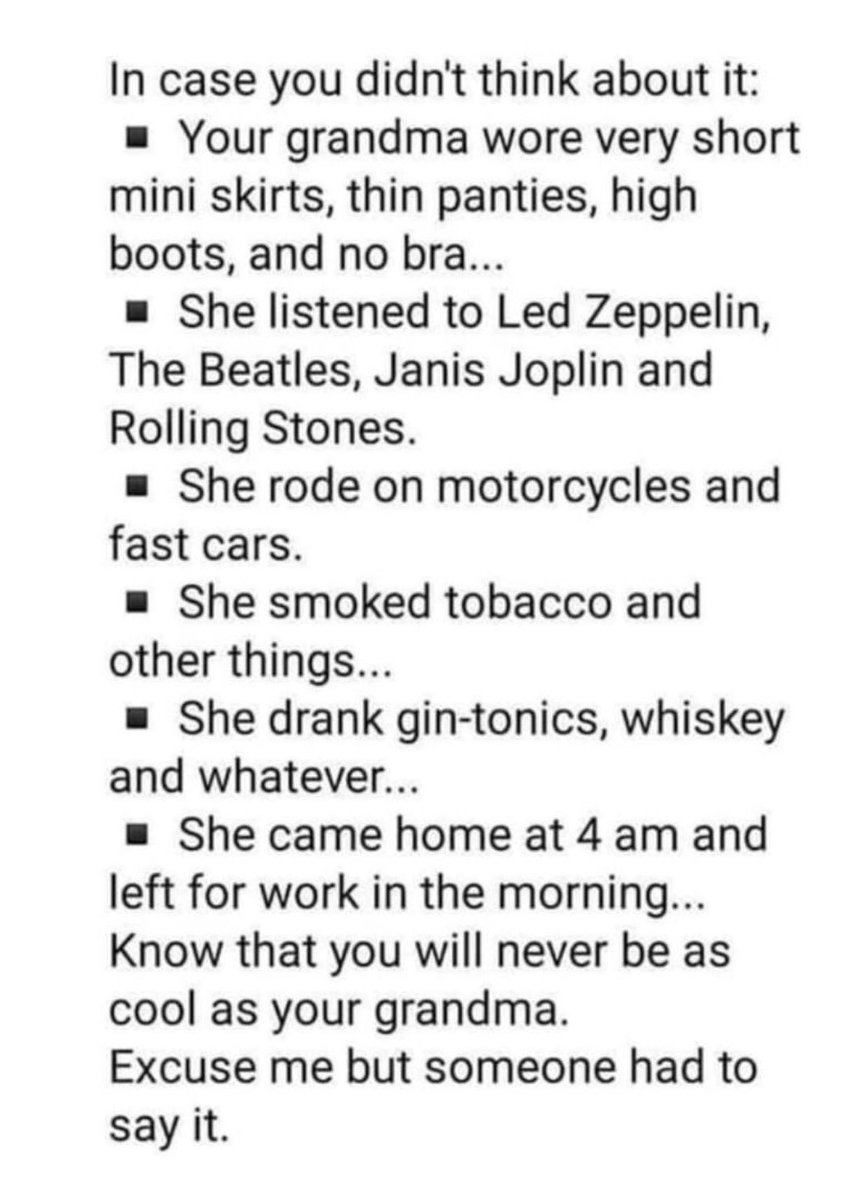 ColinSpenc4257's tweet image. GRANDMA.