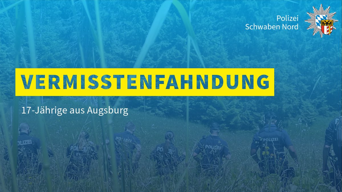 +++ Wir brauchen eure Mithilfe +++

Seit Ende Januar (31.01.2026) wird eine 17-Jährige aus #Augsburg vermisst.

Mehr Infos + Foto:
📷 polizei.bayern.de/fahndung/perso…

Bitte keine Hinweise oder Nachrichten über Social Media.

#PolizeiSWN #Vermisstenfahndung