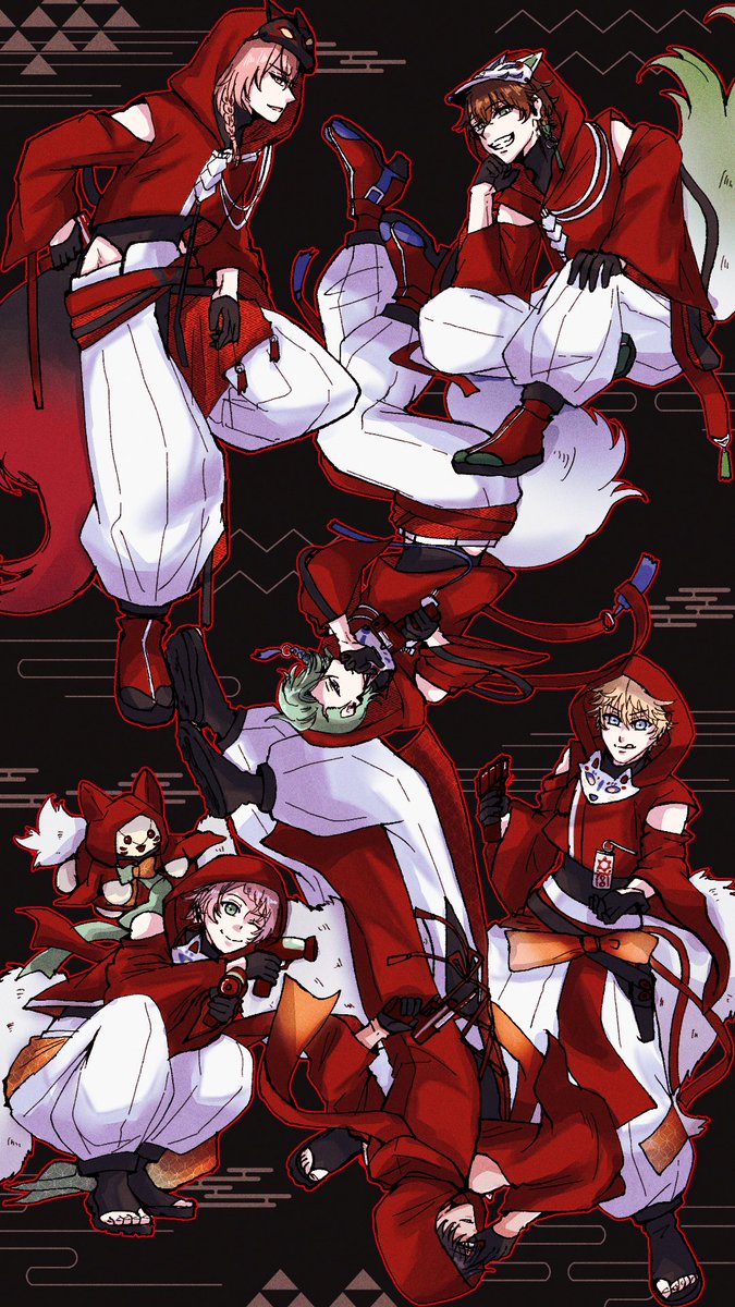 8周年🦊警邏(Lancelot、F∞F)

詰め合わせただけなので謎配置ですけど、夢中になって描いてしまうほど楽しかった……！！！