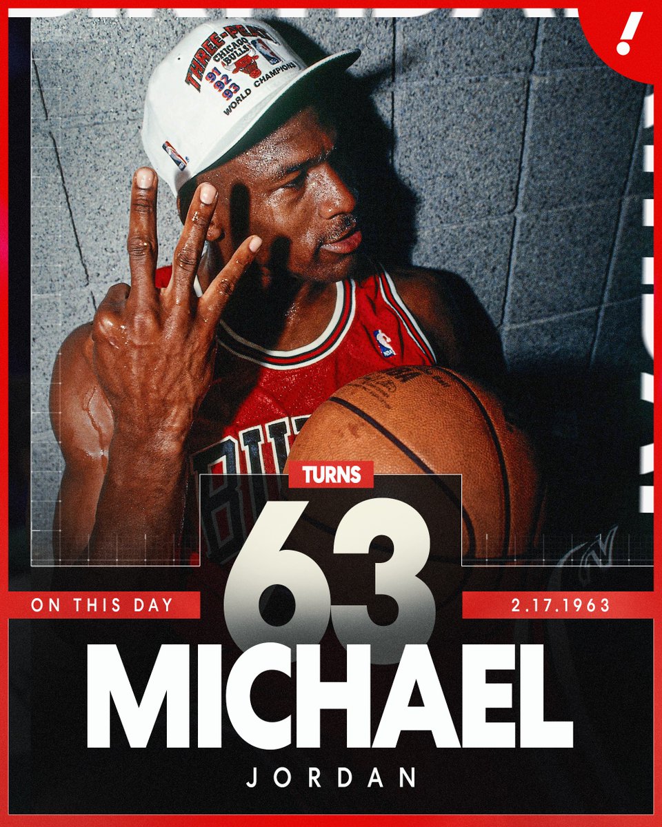 Happy 63rd birthday to Michael Jordan 🐐🏀

▪️14x All-Star
▪️10x Scoring Champ
▪️11x All-NBA
▪️1985 ROY
▪️9x All-Defensive
▪️3x All-Star MVP
▪️1988 DPOY
▪️5x MVP
▪️6x NBA Champion
▪️6x NBA Finals MVP
▪️NBA 75th Anniversary Team
▪️Hall of Fame

One of one ⭐️
