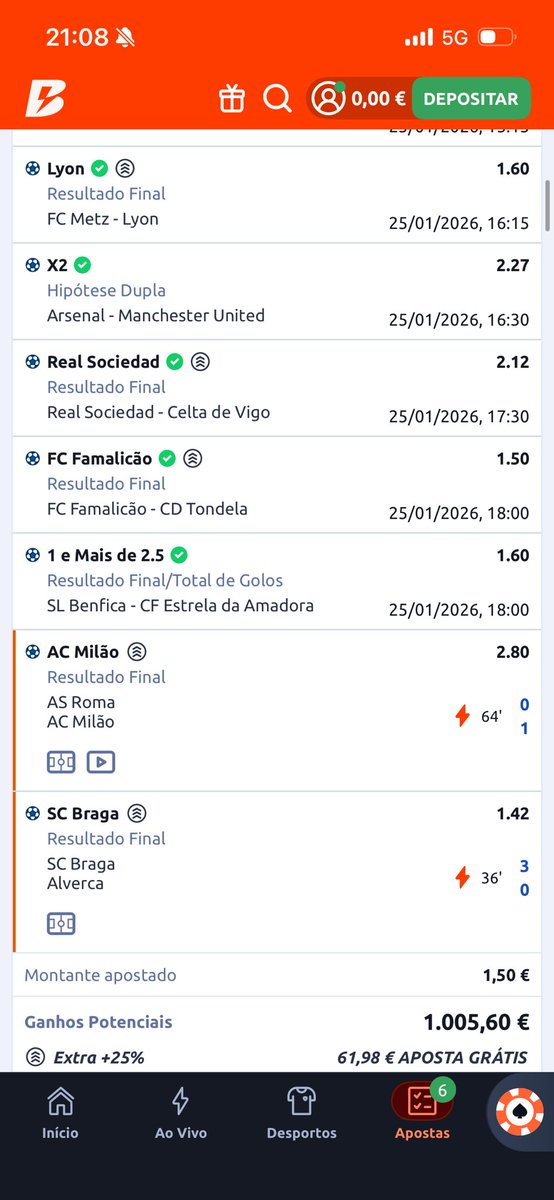 d7datico's tweet photo. A 15min da bet da minha vida. Vontade de fazer auto exclusão de 50 anos. 
( Milan Empatou 1-1 com penálti da Roma aos 75min). https://t.co/WCHqpiMDoS