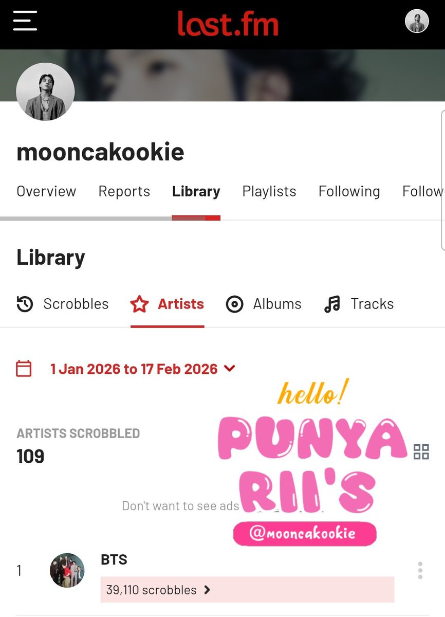 only have one lastfm account  
#INDOMYFORBTS