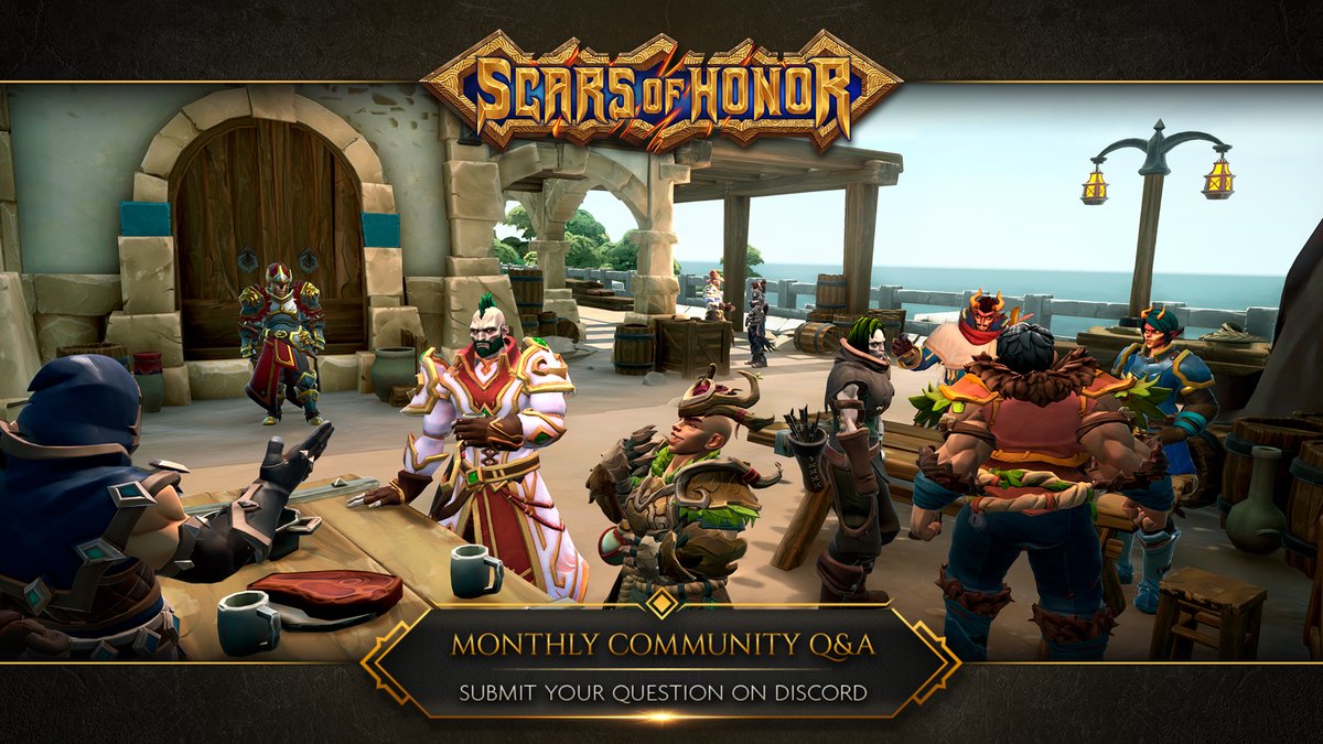📣 You’ve got questions. We’re listening.

The Monthly Community Q&amp;A for Scars of Honor is open.

Ask the dev team directly in the dedicated channel on Discord
🔗 discord.gg/scarsofhonor