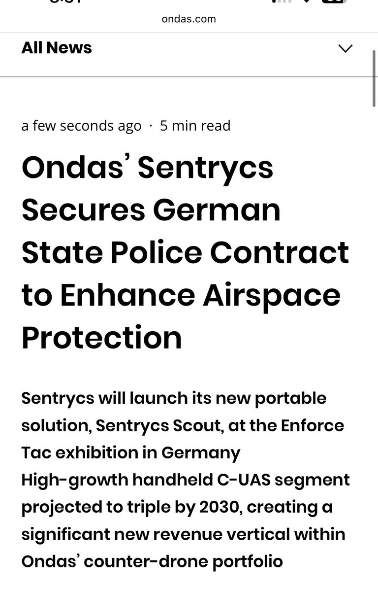 SheriffStrategy's tweet image. $ONDS New Contract