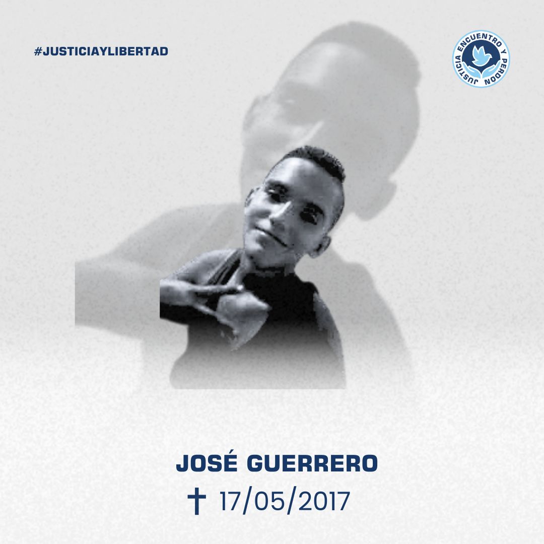 José Guerrero, de 15 años de edad, fue asesinado el 17 de mayo de 2017. Se encontraba manifestando cuando la represión acabó con sus sueños y futuro.   Abrazamos a su familia, quienes aún lo extrañan profundamente y seguimos exigiendo JUSTICIA.   #JusticiayLibertad