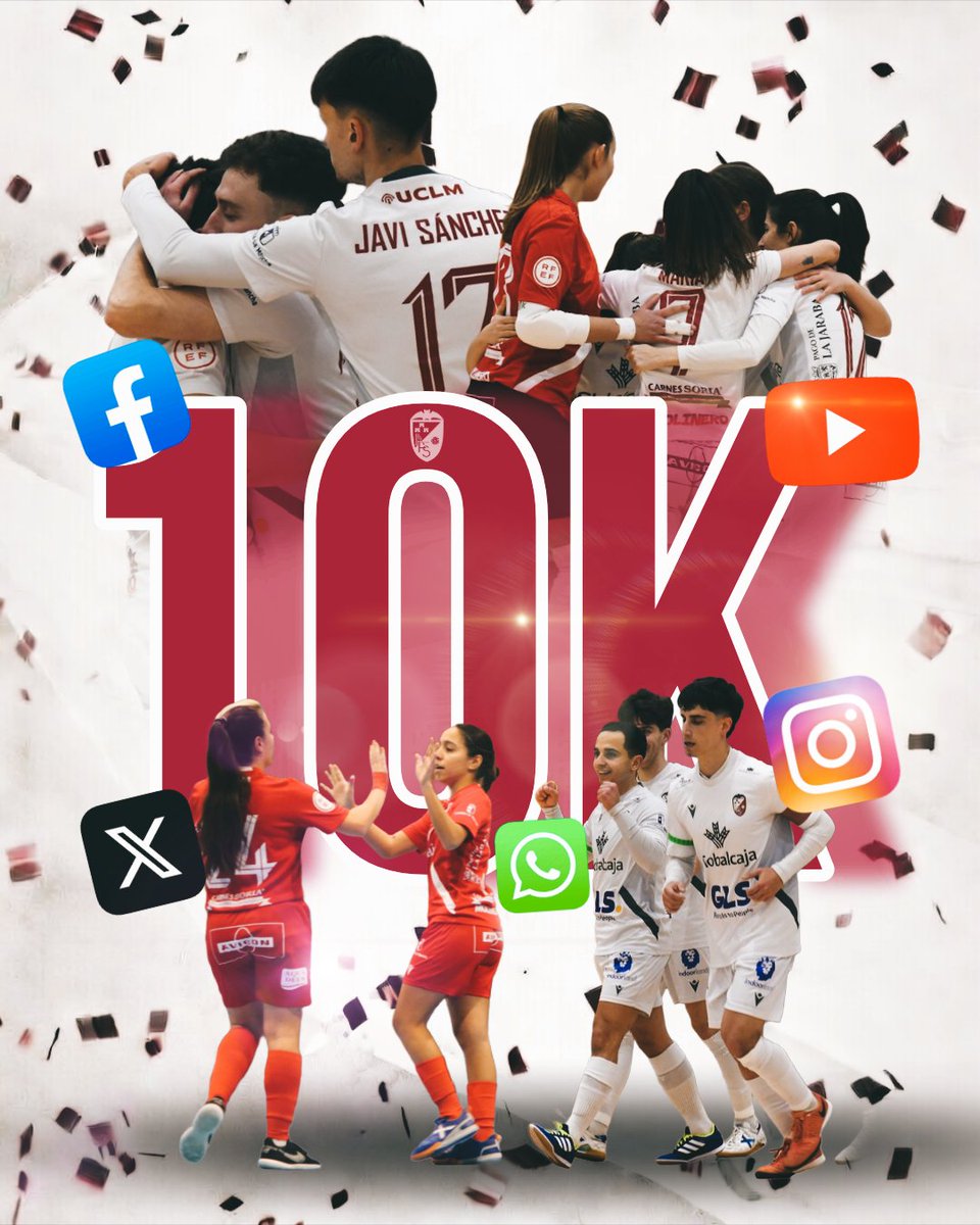 📲🫶 ¡Somos ➕️ de 1️⃣0️⃣.0️⃣0️⃣0️⃣ seguidores entre todas nuestras redes sociales! 

🤍 ¡Gracias a todos, continuemos creciendo juntos!