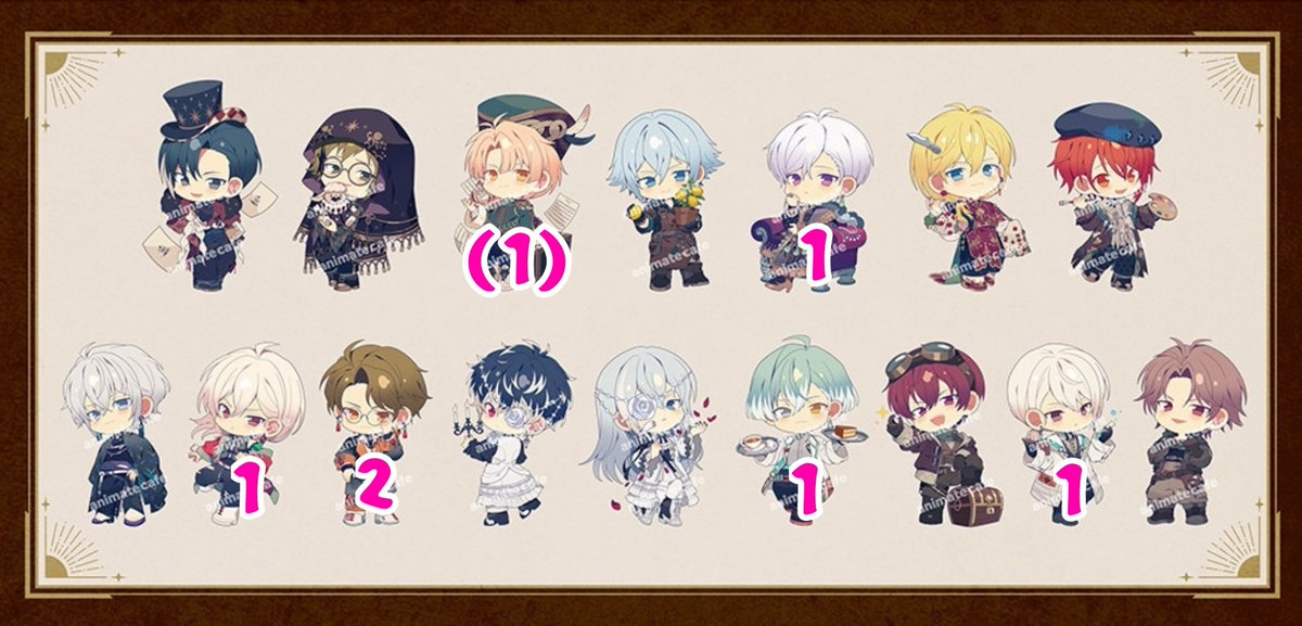 譲渡】アイドリッシュセブン アイナナ アニメイトカフェ アニカフェ