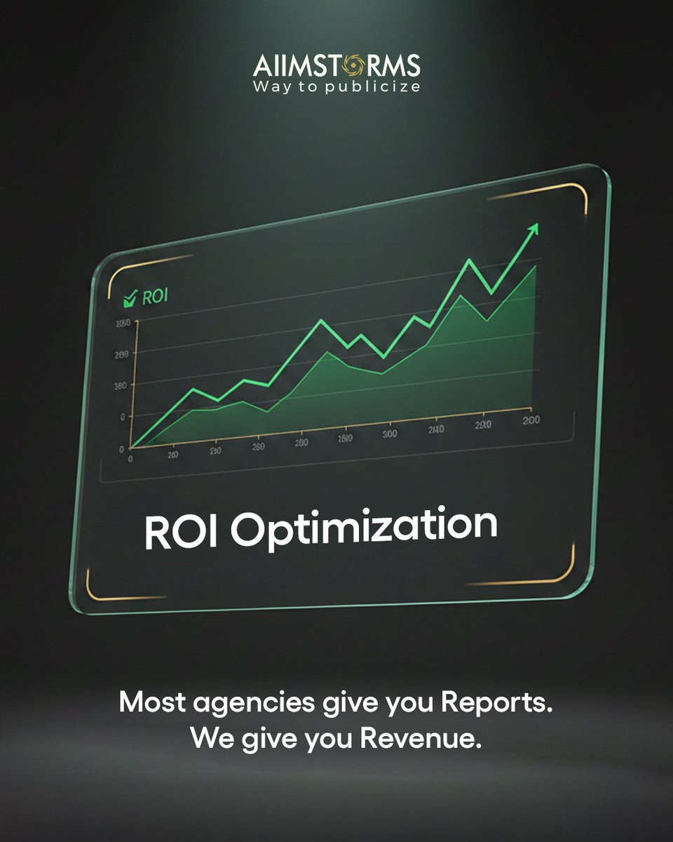 aiimstorms's tweet photo. 🔥 Your budget deserves strategy.
📉 Metrics without meaning are just noise.
🎯 Aiimstorms aligns data, creatives &amp; targeting.
📈 Engineered growth. Predictable results.

Ready to scale smarter?

📞 98717 74491
🌐 https://t.co/M3hWPxpcDE

#Aiimstorms #PerformanceMarketing #Ads https://t.co/EdSMUi3wAJ