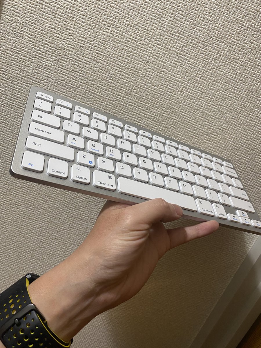 Mac mini用に買った どこからどうみてもappleっぽい薄型キーボード