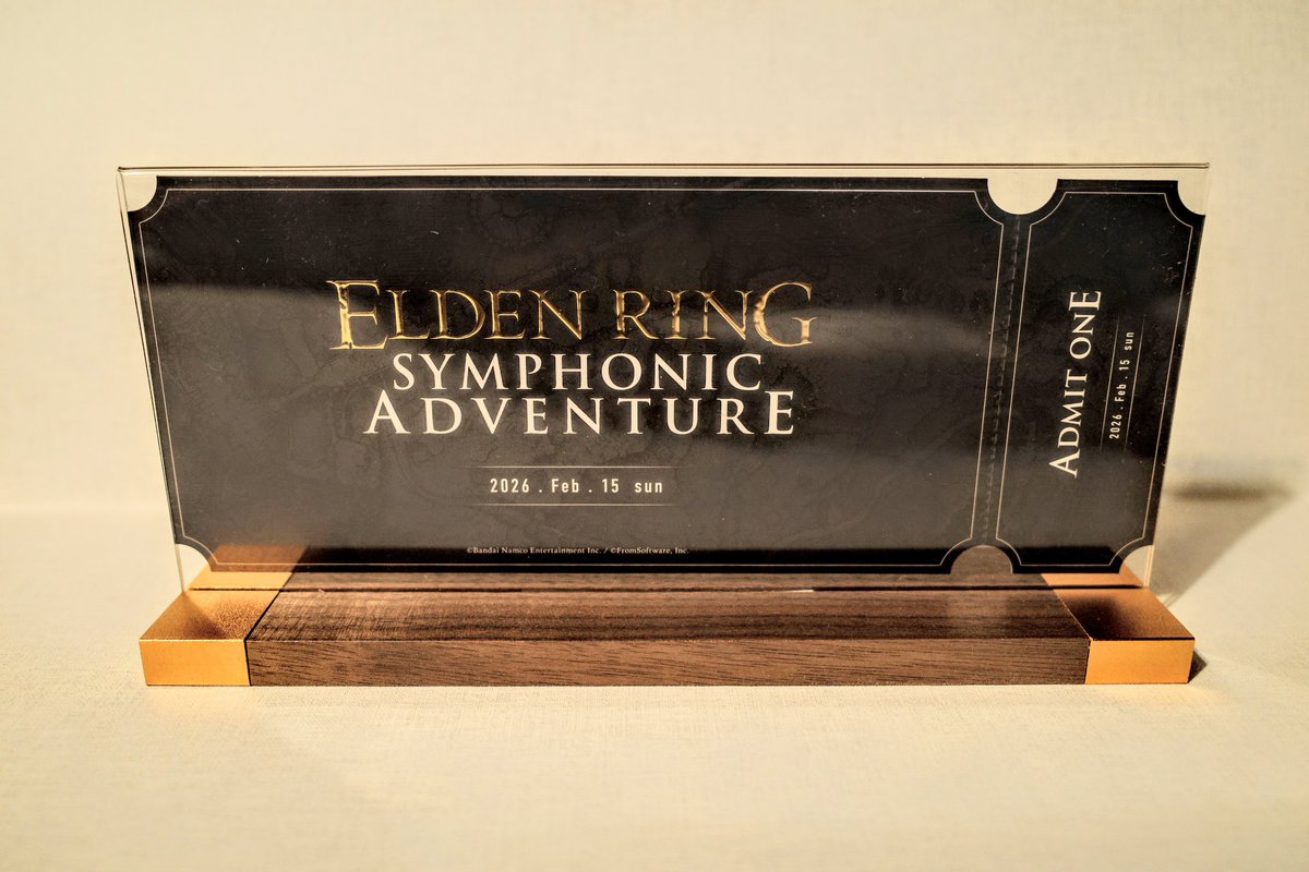 springocean001's tweet photo. エルデンリング オケコン の スペシャルシート特典にあった チケット、
どうにか飾れないか ネットショップで調べたら、良きモノがあって　満足✨️

#ELDENRING #ELDENRINGSYMPHONICADVENTURE https://t.co/ZHdvbuVg6e