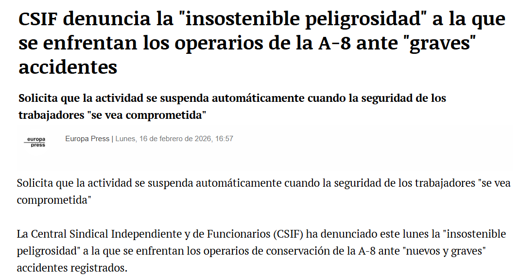 🫸 El sindicato reclama la paralización inmediata de los trabajos de conservación que carezcan de garantías de seguridad.

⚖️ Nuestros servicios jurídicos siguen trabajando para lograr el reconocimiento del plus de peligrosidad a estos trabajadores/as.

🔗f.mtr.cool/lghfhpuhlu