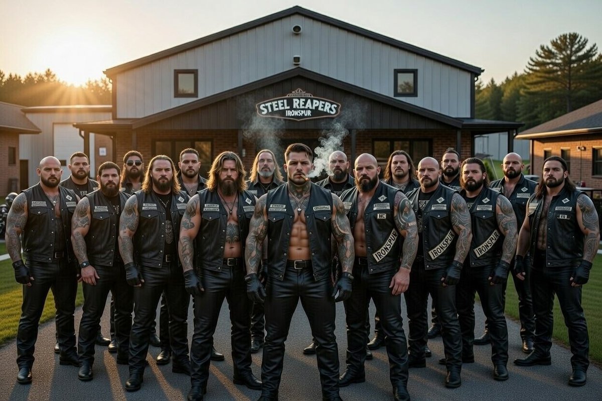 Primal_Deviant's tweet photo. Steel Reapers MC. We harvest what’s ours. No mercy. No regrets. Ride or hide. 🏍️ 🖤🔥 #SteelReapers #MC #biker #bikers #bikelife https://t.co/Fa7HrTLV6H