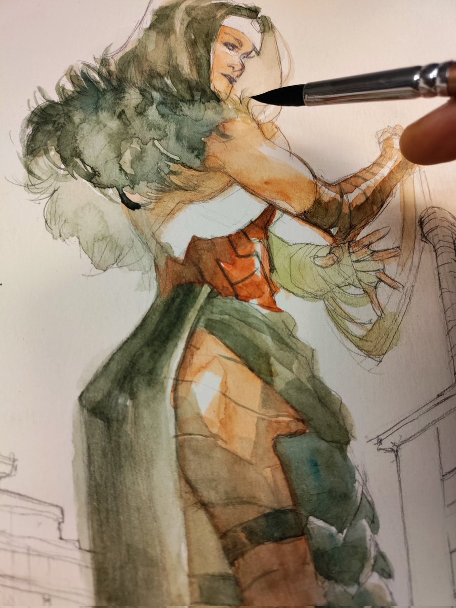 UkoSmith's tweet image. We ride at dawn! Here's the 2nd auction piece for @comicartfans for this upcoming weekend OAX-EXPO. Hope you enjoy #art #artiste #absolutewonderwoman #watercolor #originalart #traditional #oaxexpo