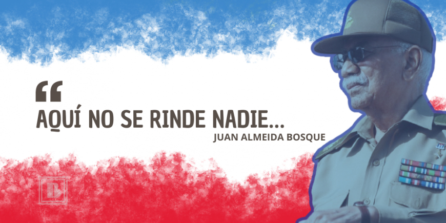El Comandante Juan Almeida Bosque supo unir la valentía del guerrillero con la sensibilidad del artista. 

Su vida fue entrega, música y poesía al servicio de #Cuba🇨🇺. Hoy sigue siendo símbolo de resistencia y amor al pueblo.

#PasiónXCuba #CubaEstáFirme <a href="/centrofidel/">Centro Fidel Castro Ruz</a>