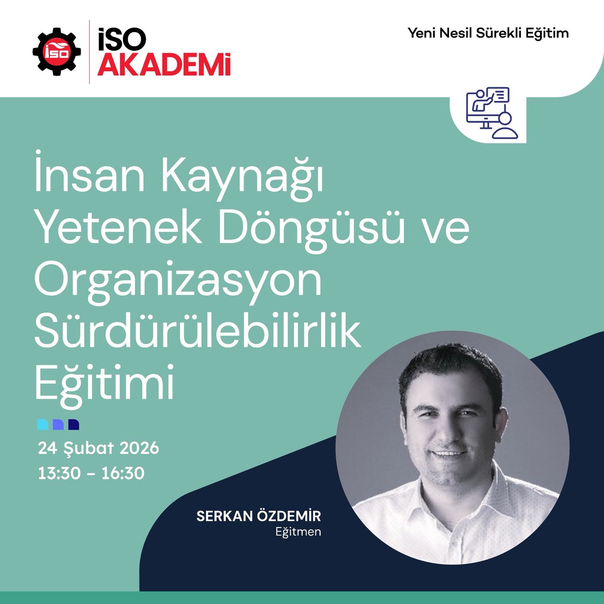 İnsan Kaynağı Yetenek Döngüsü ve Organizasyon Sürdürülebilirlik Eğitimi ile katılımcıların; kurumlarda yetenek döngüsünü stratejik bir bakış açısıyla ele almaları, çalışan yaşam döngüsünün tüm aşamalarında sürdürülebilir bir organizasyon yapısı oluşturmayı kavramaları ve yetenek