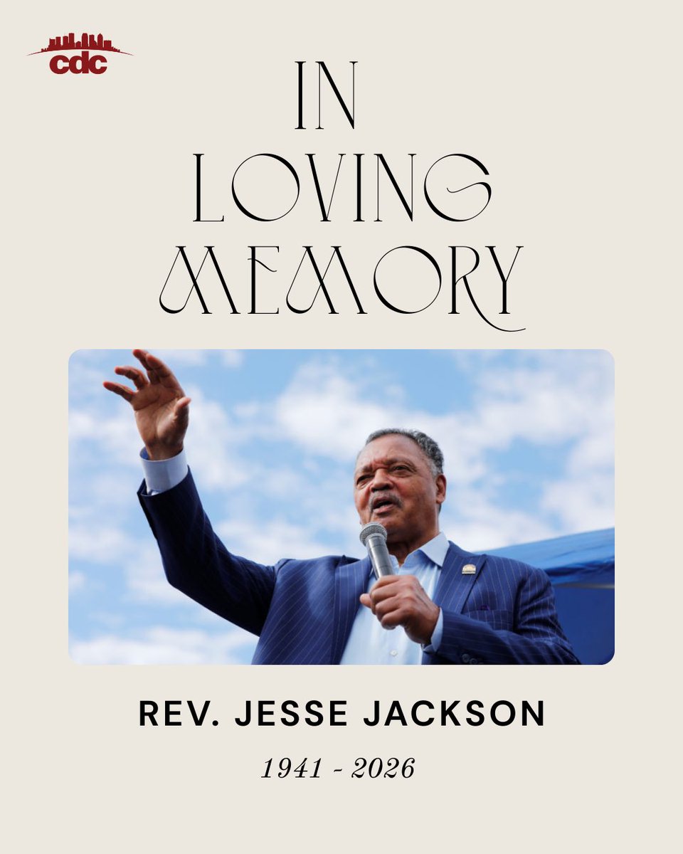CDC of Tampa honors the life and legacy of Rev. Jesse Jackson — a tireless champion for civil rights, equality, and economic justice.