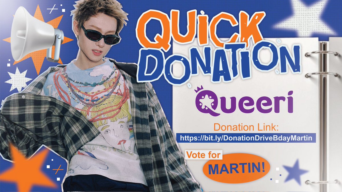 🚨 QUICK DONATION FOR MARTIN VOTING ON QUEERI🚨

Halo COERs! Kami membuka donasi untuk membantu keperluan Voting untuk Martin di Queeri yang akan berakhir pada 24 Februari 2026. 

Hello COERs! We already open donation for MARTIN’s Voting on Queeri which will end on Feb 24, 2026.