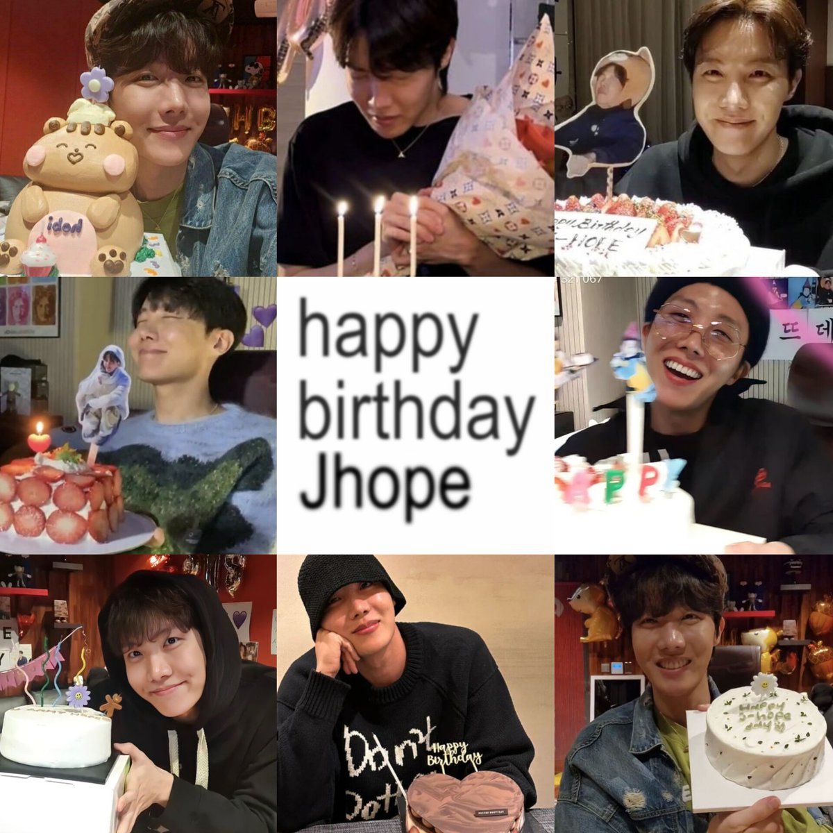 Happy birthday my sweetie boy ♡
#HOBIDAY
#HAPPYJHOPEDAY
#HAPPYBIRTHDAYJHOPE