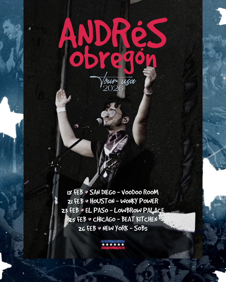 Que ganas de tener visa para acompañar a mi tocayo <a href="/andresobregon_/">Andrés Obregón</a> a su gira por los USA 🇺🇸🗽