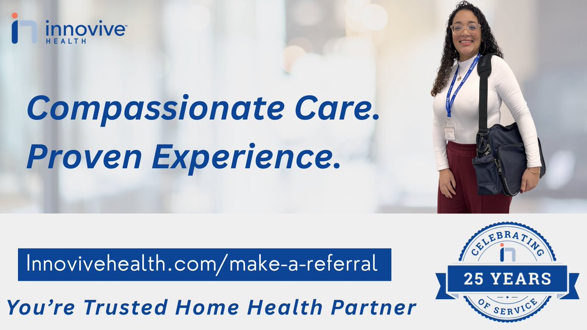 Innovive accepts referrals 24/7, year-round. To make a referral or speak with our team, call 800-915-3211 (option 2) or visit: innovivehealth.com/make-a-referra….
#healthcare #homehealth #behavioralhealth #mentalhealth #PatientsFirst