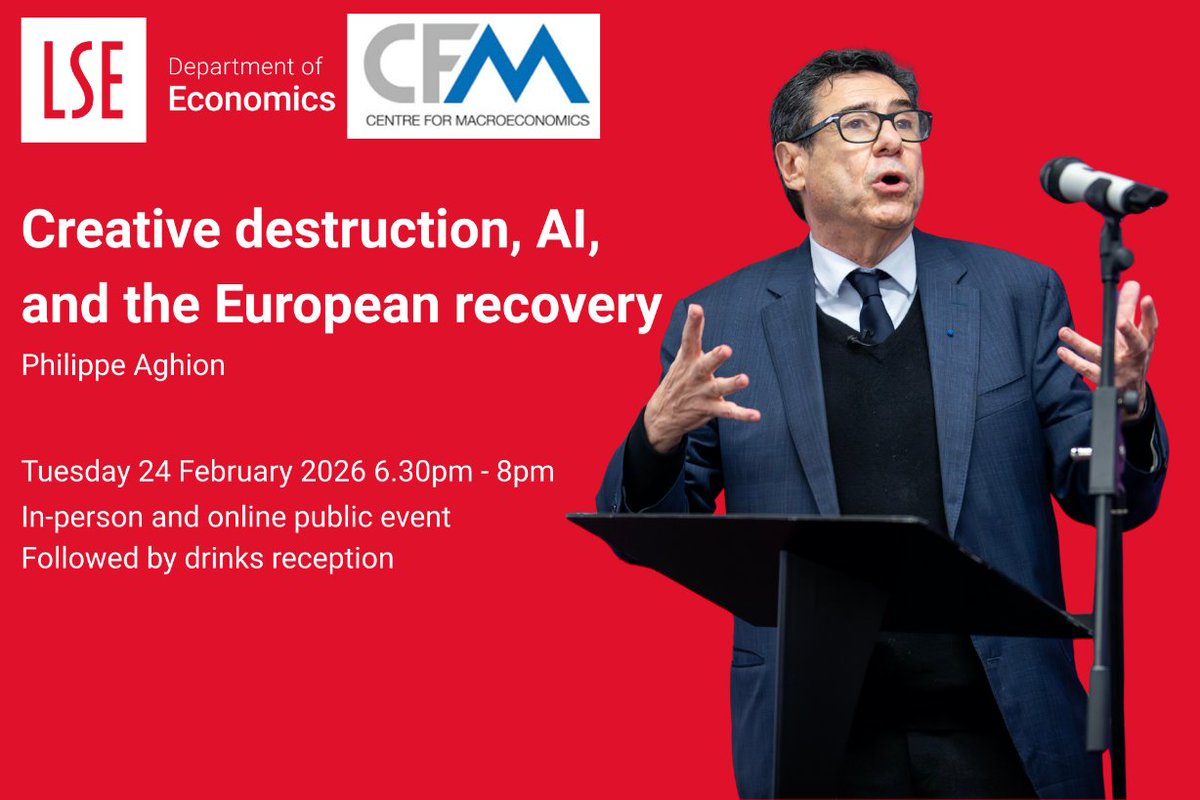 LSE Department of Economics tweet media