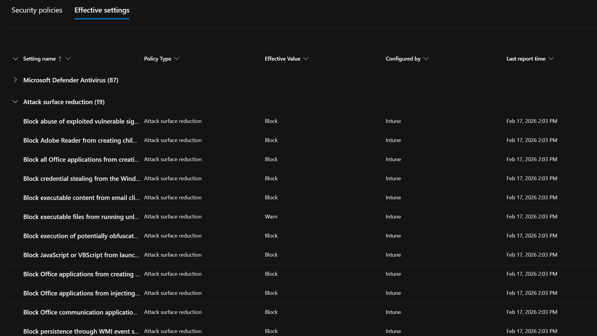 KiPos_info's tweet image. How can the very same device have its ASRs active and at the same time open recommendations for exatly these settings?
CAN
YOU
FCKING
FIX
YOUR
BURNING
SHIT?!
@MSFT_Business @MSFT365Status @msftsecurity @satyanadella #microslop