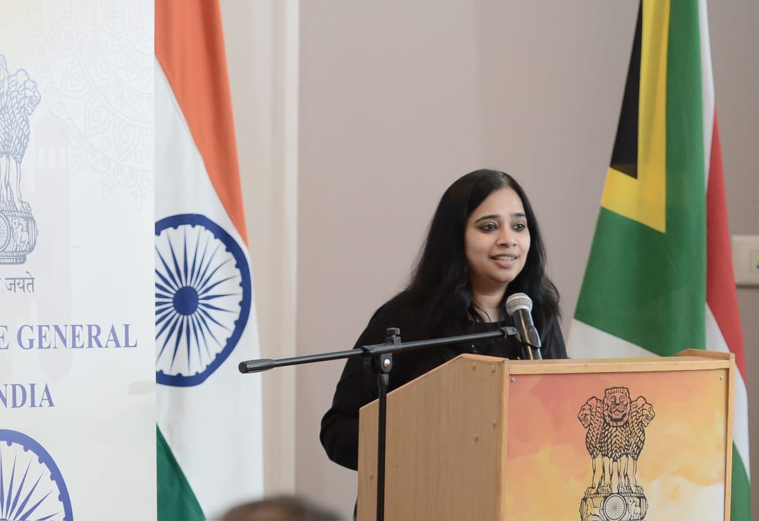 On 16 Feb, CGI Cape Town &amp; <a href="/IBF_SA/">India Business Forum (SA)</a> hosted an interaction with Indian diaspora leaders. HC Prabhat Kumar lauded IBF’s role, while IBF President Nihar Patnaik outlined plans to deepen India–SA business engagement. 🇮🇳🤝🇿🇦 <a href="/MEAIndia/">Randhir Jaiswal</a> <a href="/hci_pretoria/">India in SouthAfrica</a>