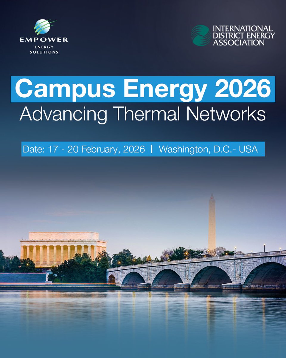 "إمباور" تشارك في أعمال مؤتمر الطاقة العالمي  IDEA Campus Energy 2026 في واشنطن، الولايات المتحدة الأمريكية، بوصفها أحد الرعاة الأساسيين للعام الثالث على التوالي. وتأتي مشاركة "إمباور" في المؤتمر  انطلاقاً من استراتيجيتها الهادفة إلى دعم التحول نحو الطاقة المستدامة وترسيخ دور