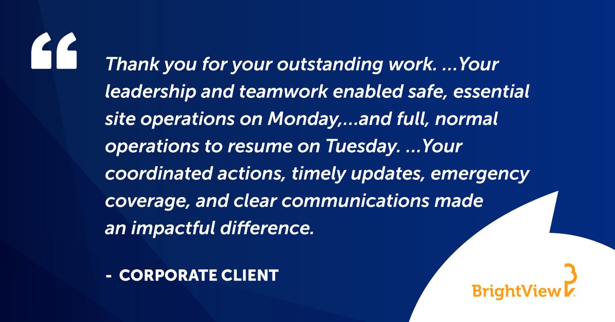 BrightView tweet media