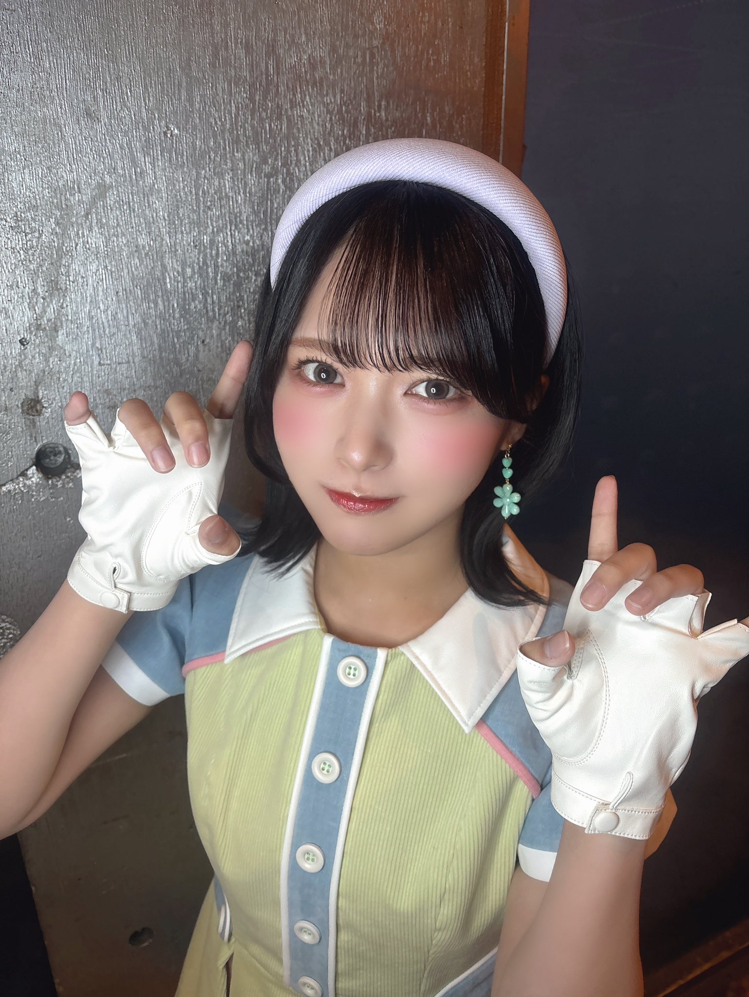 ニアジョイ 江角怜音 直筆 生写真 ヨリ アマガミガール