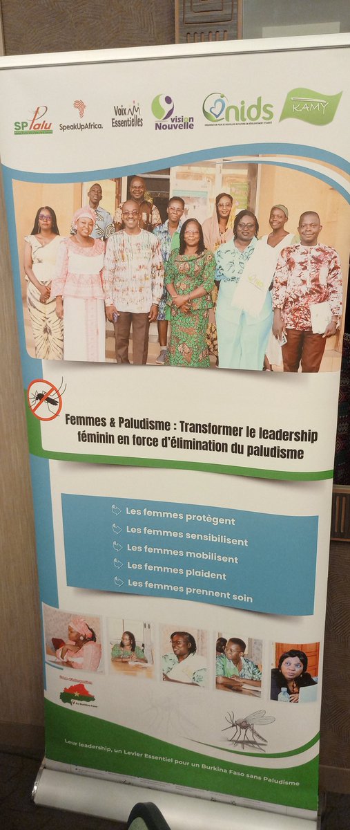 FemmesIes's tweet photo. Forum Femme et paludisme: transformer le leadership féminin en force d'élimination du paludisme.
@VoixEssentielles du Burkina s'engagent. https://t.co/KkloCq2zv9