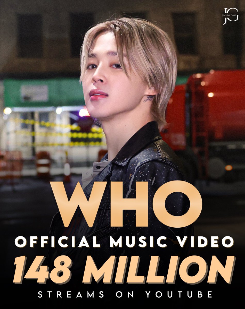 Who MV has surpassed 148M views on YouTube 🎉🎉

Congratulations Jimin👏

Keep streaming on Youtube everyone!

150M 🔜