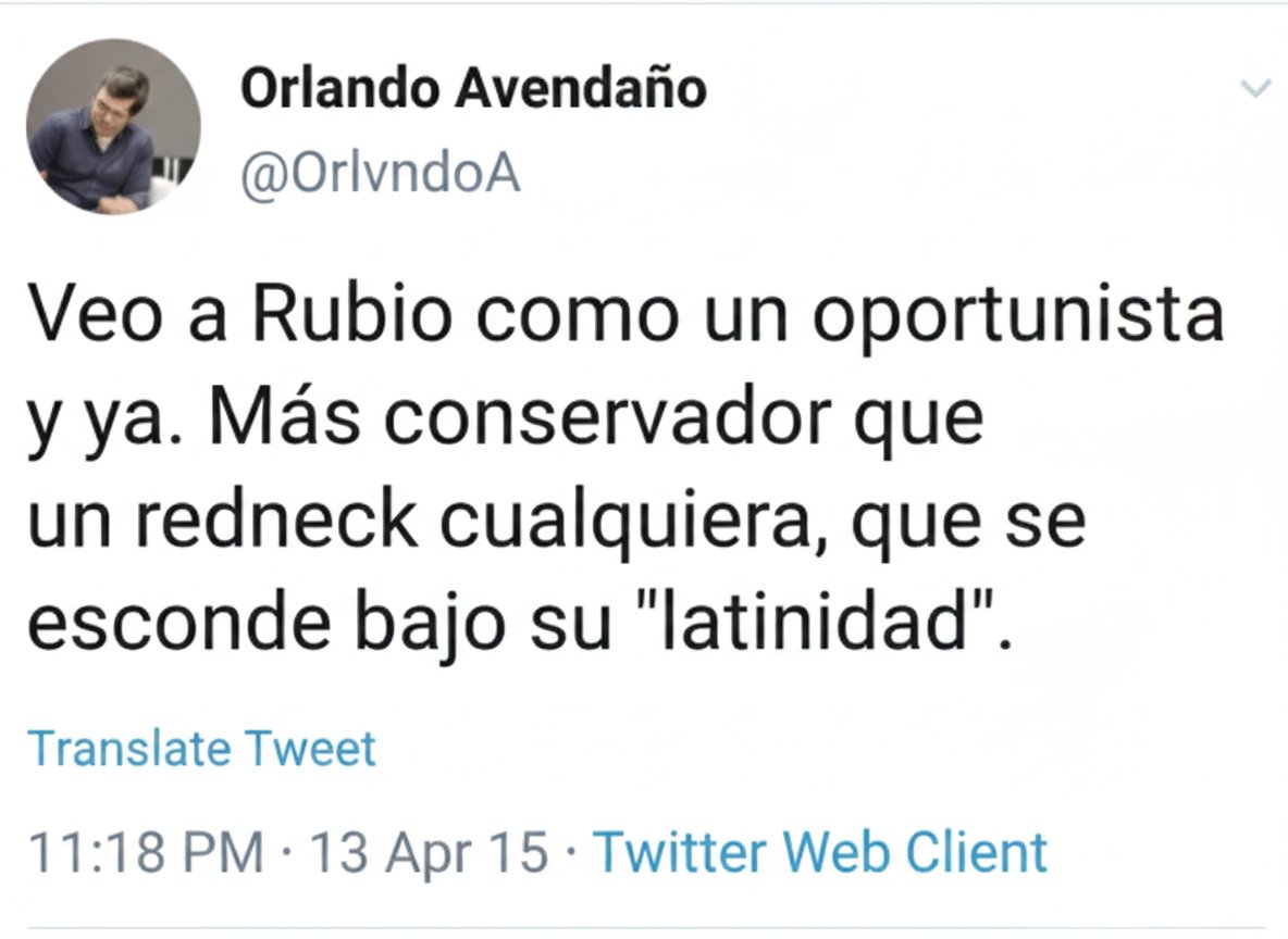 #EstoyConBittar El pseudo periodista de la OPO-FICCIÓN y maricorinista <a href="/EmmaRincon/">Emmanuel Rincón</a> calla mientras su “bati-amigo” <a href="/OrlvndoA/">Orlando Avendaño</a> ataca al secretario <a href="/SecRubio/">Secretary Marco Rubio</a>.

¿Complicidad o miedo? 🤡