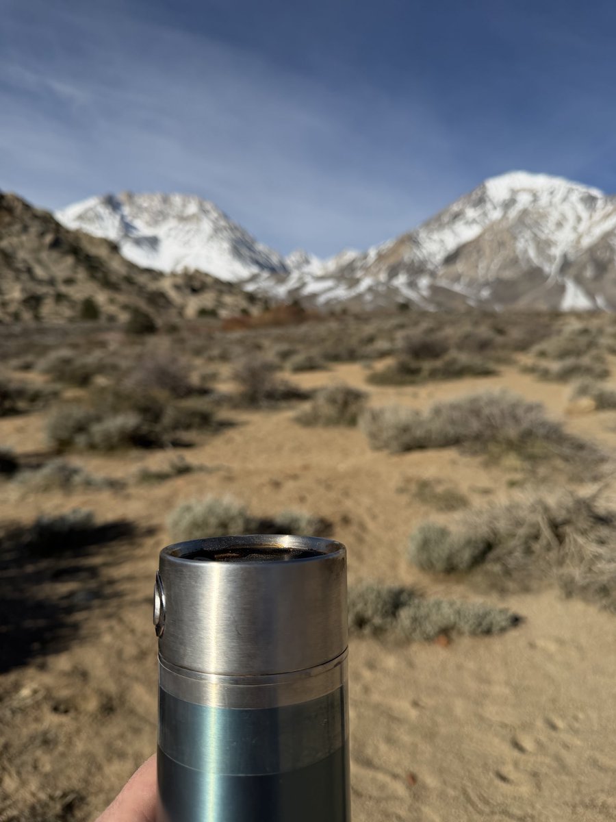☕️Gm from the High Sierras 🏔️ 

Been a while since I posted

The algorithm is gonna flame me

You may forget about me 

But I don’t care 

I have to go wherever the moment takes me 

Luv you all✌️