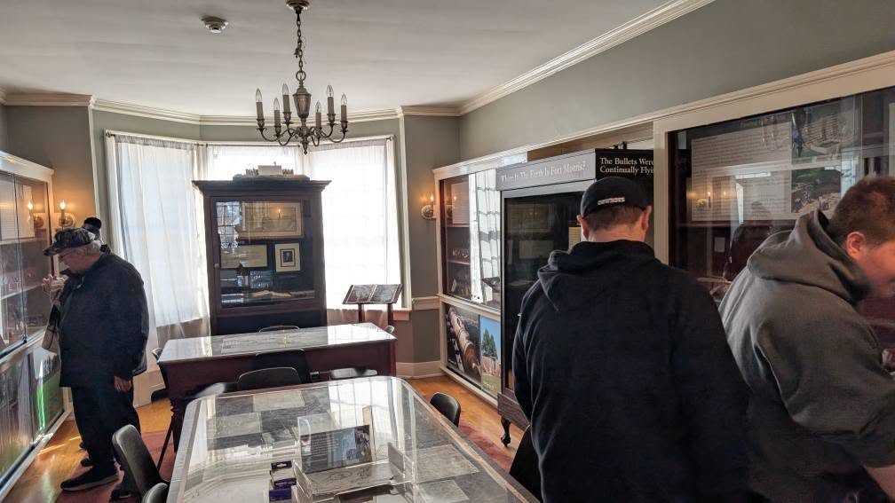ShipHistory's tweet photo. What an awesome turnout for Winterfest 2026!! Visitors were welcome to tour our facility as well as make a Revolutionary War Valentine. https://t.co/87N906hHbK