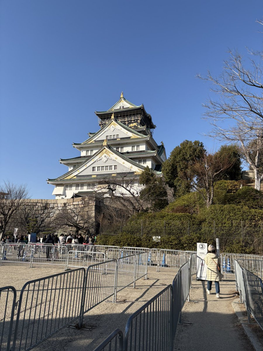 parachuteman's tweet photo. 2026,2,17
大阪城 https://t.co/NMB6VVwERn