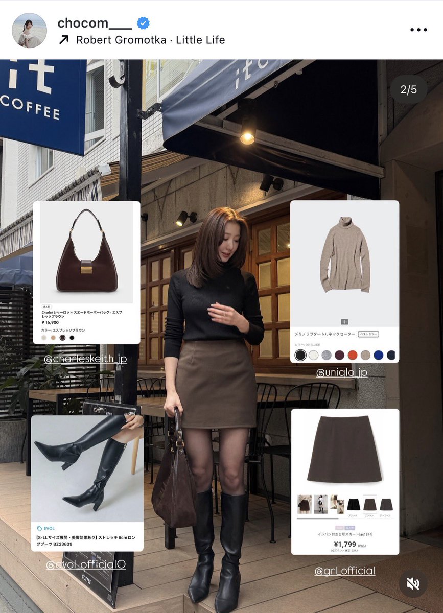 chocom___'s tweet photo. このバッグを使ってブラウンでまとめたコーデするのがマイブーム👜🤎トップスやパンツはZARAとかUNIQLOとかGRLです https://t.co/gI91a8X464