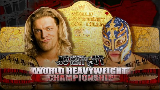wrestle_hist's tweet photo. 2/17/2008
Edge defeated Rey Mysterio to retain the World Heavyweight Championship at No Way Out from the Thomas & Mack Center in Las Vegas, Nevada.
#WWE #NoWayOut #Edge #AdamCopeland #RatedRSuperstar #ReyMysterio #Booyaka619 #Underdog #WorldHeavyweightChampionship https://t.co/wbRsvl7DbO