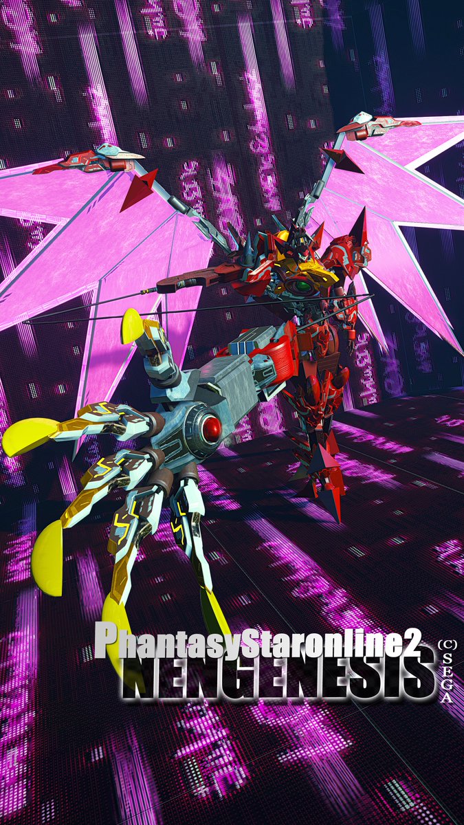 PSO2NGS 作ったクリエイティブスペース紹介 『紅蓮聖天八極式』 SHIP