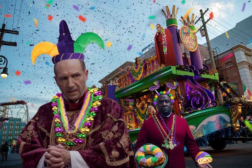 It is Mardi Gras today. Laissez les bons temps rouler!