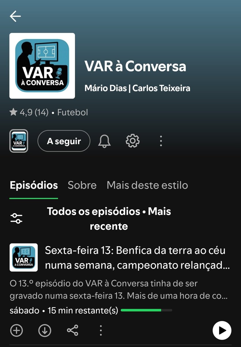 VAR à Conversa tweet media