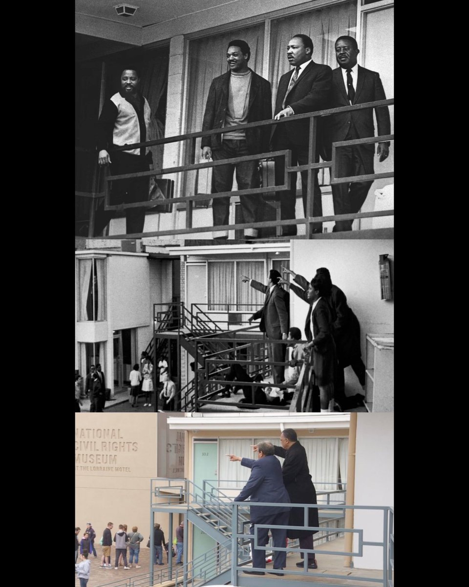 The late Rev. Jesse Jackson — a witness to history, and a force in shaping it.

First Photo: Rev. Jackson with his mentor, Dr. Martin Luther King Jr., on the balcony of the Lorraine Motel on April 3, 1968 — the day before Dr. King was assassinated.

Second Photo: In one of the