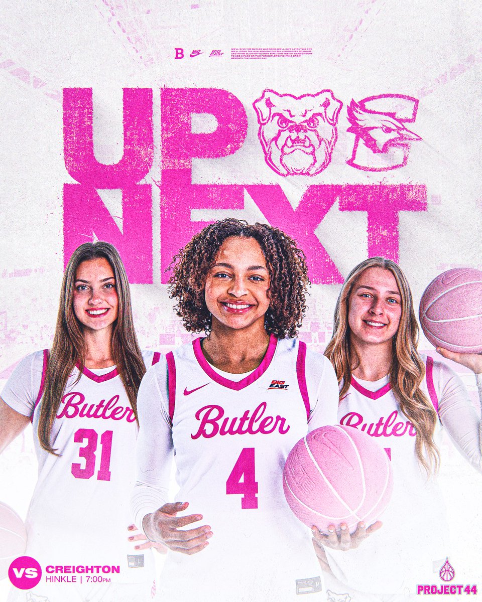 WEAR PINK 💗 

🗓️ February 18, 2026
🆚 Creighton
🕖 7 pm
📍 Hinkle Fieldhouse
🎟️: bit.ly/4rrWe2M