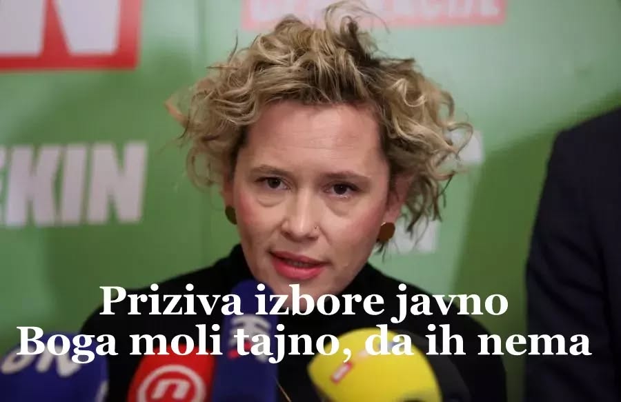 zagreb_media's tweet photo. #SandraBenčić i #IvanaKekin pozivaju na nove izbore kao priliku za demokratsku obnovu i stvarne promjene. Građani odlučuju: hoće li prepoznati viziju i podržati politiku koja služi interesima ljudi. #Možemo #Izbori #Demokratija #GlasGrađana https://t.co/ufMBvzTF0T