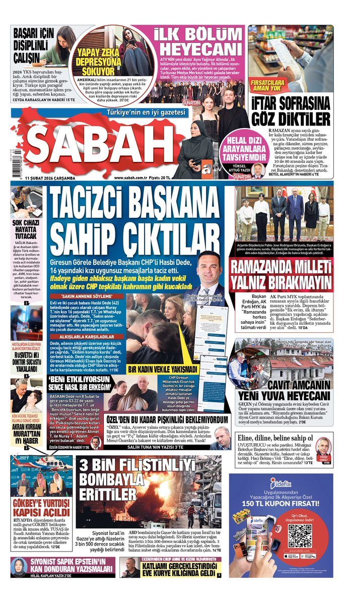 Son dönemde… 
Gündemi takip etmedik, gündemi belirledik.

Belgeleriyle ortaya çıkardığımız dosyalar,
Türkiye’nin konuştuğu özel haberler,
Manşetten düşmeyen gerçekler…

Siyasetten yerel yönetimlere,
Yolsuzluktan taciz iddialarına,
Uyuşturucu soruşturmalarından yasadışı bahise