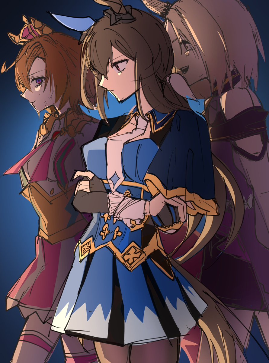 Turbanshell_0's tweet image. やっぱ3人組ってむずいっすねwip