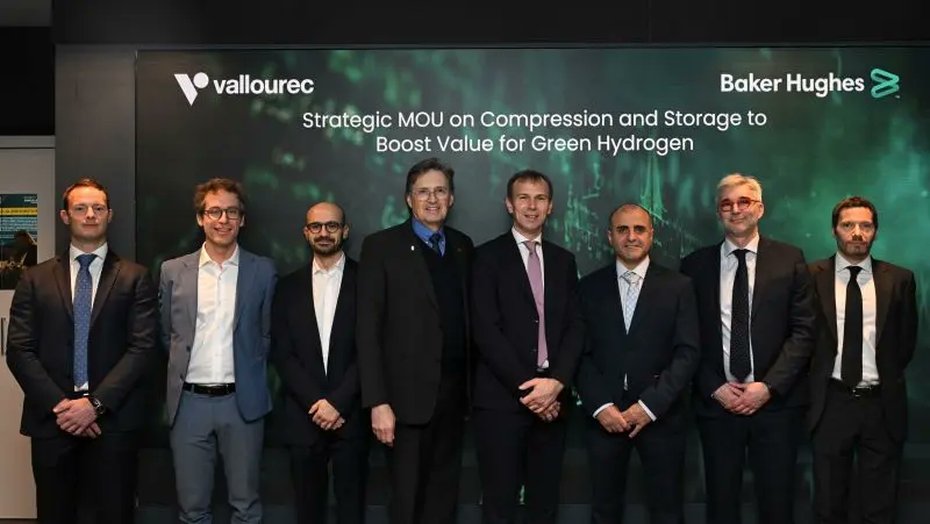 fuelcellsworks's tweet image. .@Vallourec and @bakerhughesco sign MoU to advance underground #HydrogenStorage.

The partnership integrates Delphy with compression tech to optimize performance and cut costs across #greenammonia, fuels, steel &amp;amp; #cleanpower

#HydrogenNews  #CleanEnergy 

 fcw.sh/Y72SBK