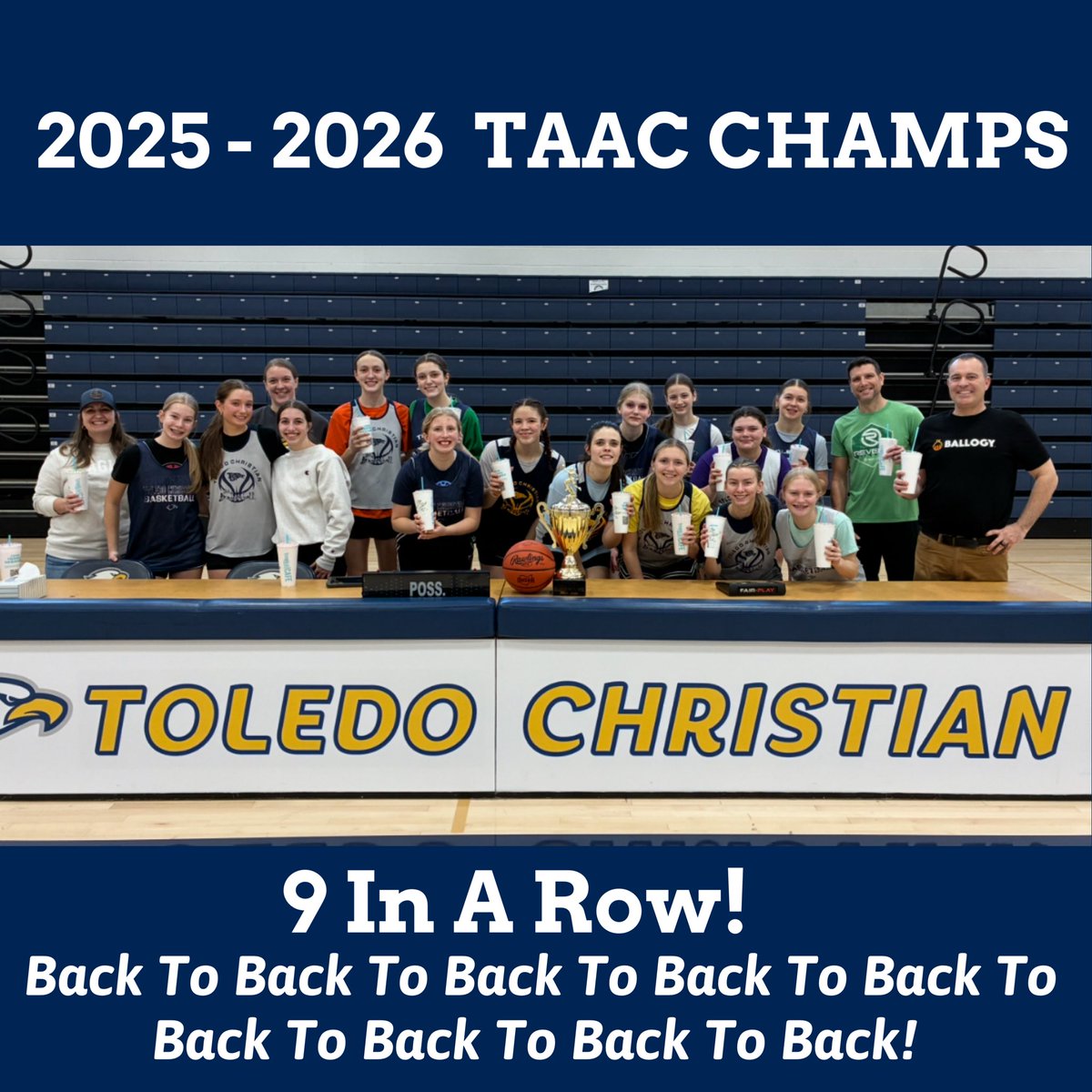 Toledo Christain Lady Eagles Basketball tweet media