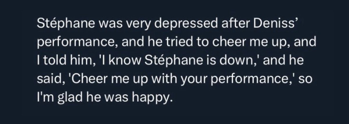 starfishshoma's tweet photo. When Shoma popped his 4T and decided to just do a 4T2T for his final jump, him looking back at Steph after the program, Steph saying “you make me happy, very very happy” and we learnt what happened before… https://t.co/GfI6srAMwN